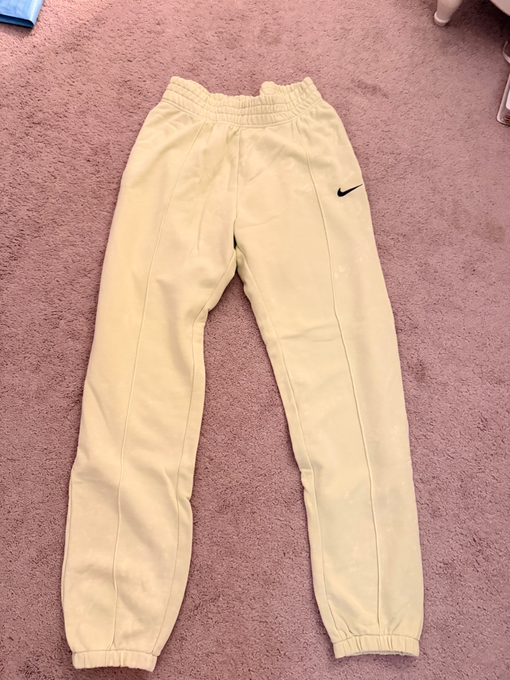 Nike acid washed lime/yellow sweats